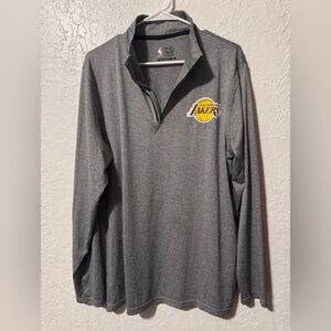 Los Angeles Lakers NBA Ultra Game 1/4 Zip Long Sleeve Pullover